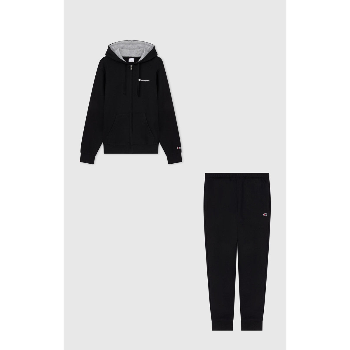 Champion Tuta Uomo Full Zip Hoodie - 221658 - Nero - vista 1