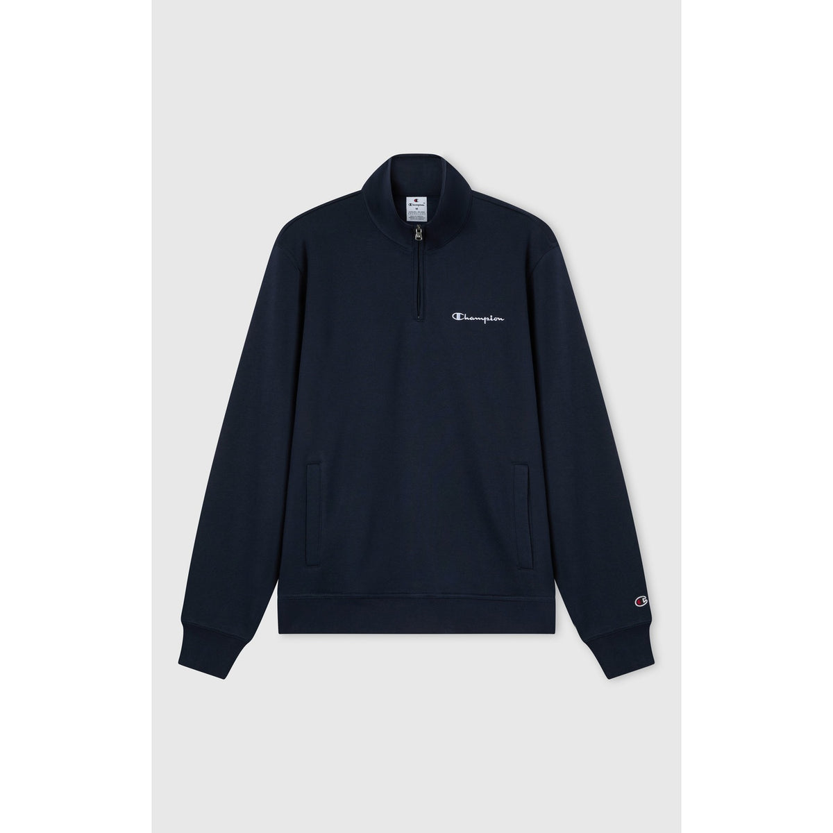 Champion Felpa Uomo Icons Half Zip - 221797 - Blu navy - vista 1