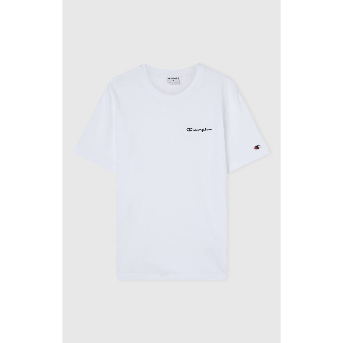 Champion T-shirt Uomo Icons Small Script - 221798 - Bianco - vista 1