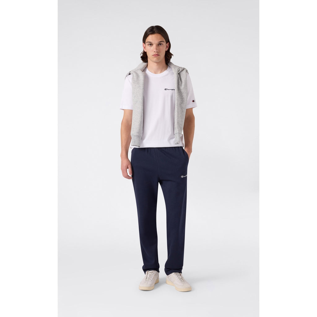 Champion T-shirt Uomo Icons Small Script - 221798 - Bianco - vista 2