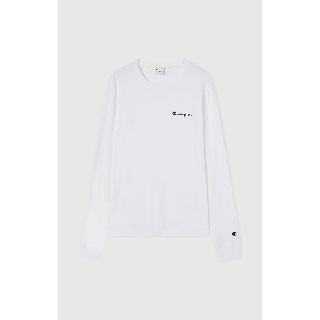 Champion T-shirt Uomo Icons Manica Lunga - 221799 - Bianco - vista 1