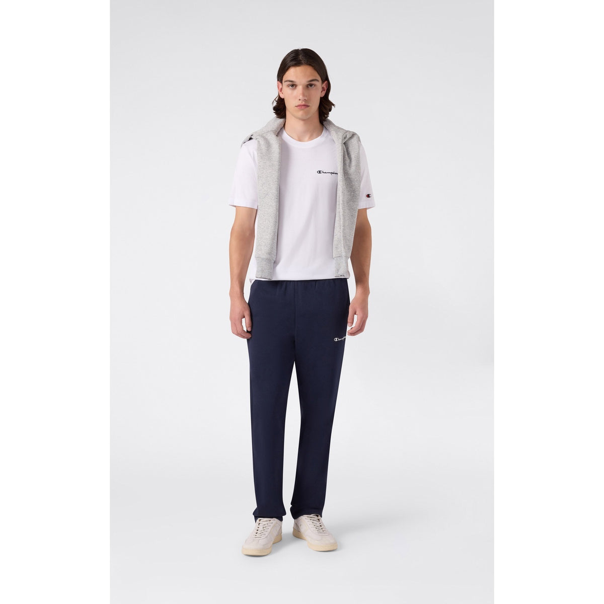 Champion Pantaloni Uomo Icons Straight Hem - 221801 - Blu navy - vista 2
