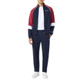 Champion Tuta Uomo Color Block Hoodie - 222692 - Blu navy / Bordeaux - vista 1