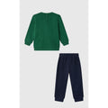 Champion Tuta Neonato Crewneck Icons - 307327 - Verde brillante / Blu navy - vista 2