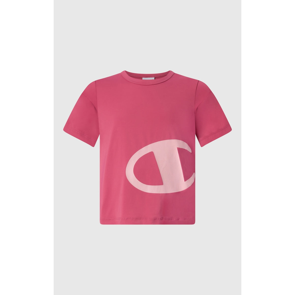 Champion T-shirt Bambina Maxi Logo C - 405486 - Rosa lampone - vista 1
