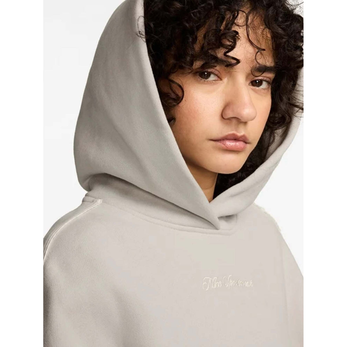 Nike Felpa Donna Studio Fleece Cropped Graphic Pack - IO9948 - 236 - CREAM II-SAIL-CREAM II