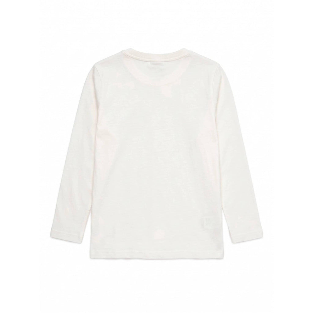 Leone 1947 T-shirt Bambino Small Logo - B7403S13J03, 01 - OFF WHITE, vista 2