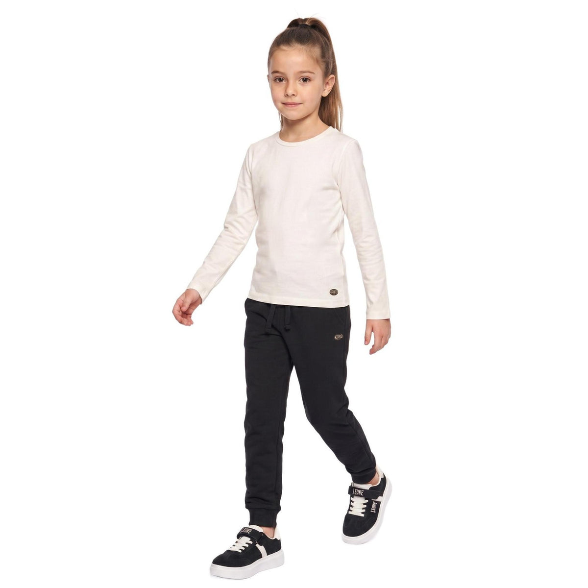 Leone 1947 T-shirt Bambina Everyday - G7434S13J02, 01 - OFF WHITE, vista 3