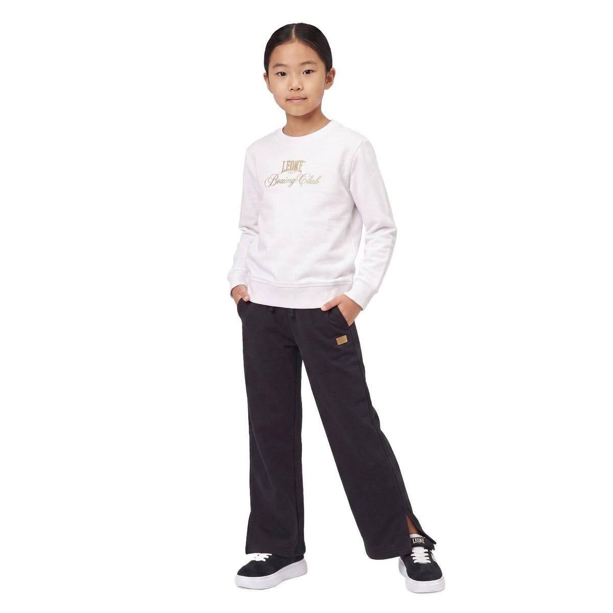 Leone 1947 Tuta Bambina Gold 1947 - G7438A13F03A, 00 - OPTIC WHITE, vista 3