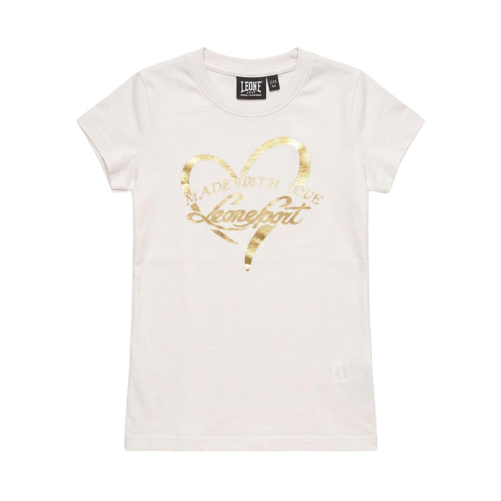 Leone 1947 T-shirt Bambina Shiny - G7452S13J02, 166 - WHISPER WHITE, vista 1