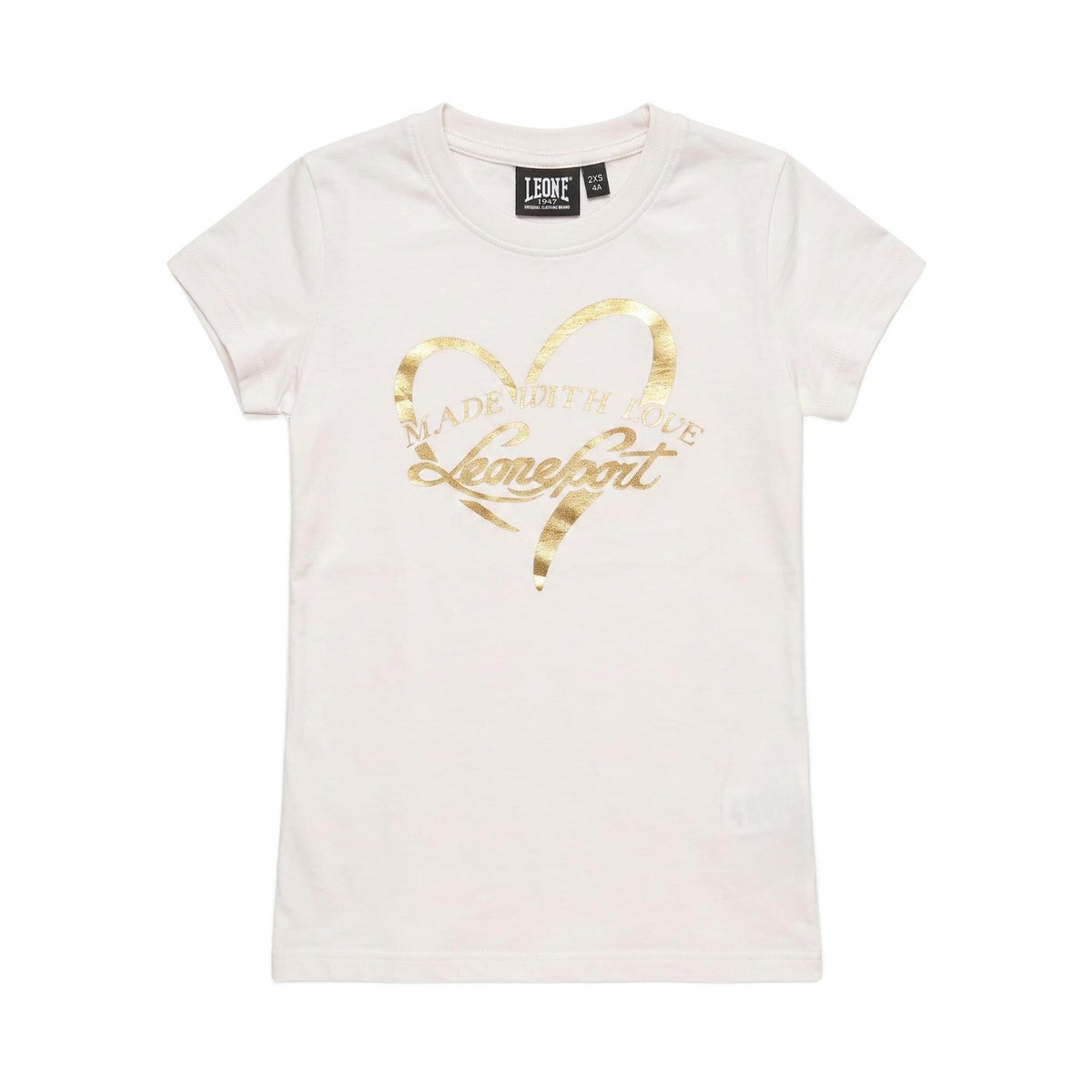 Leone 1947 T-shirt Bambina Shiny - G7452S13J02, 166 - WHISPER WHITE, vista 1