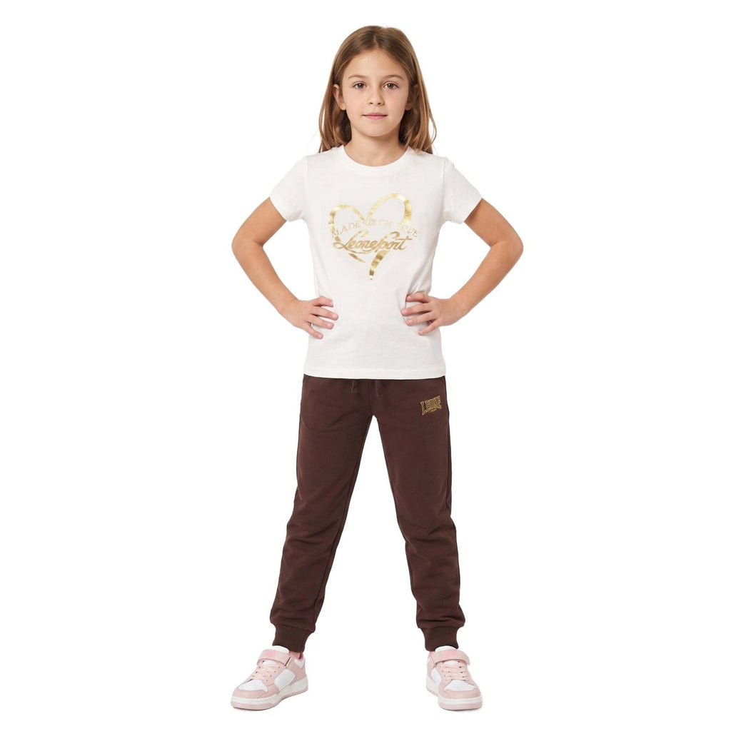 Leone 1947 T-shirt Bambina Shiny - G7452S13J02, 166 - WHISPER WHITE, vista 3