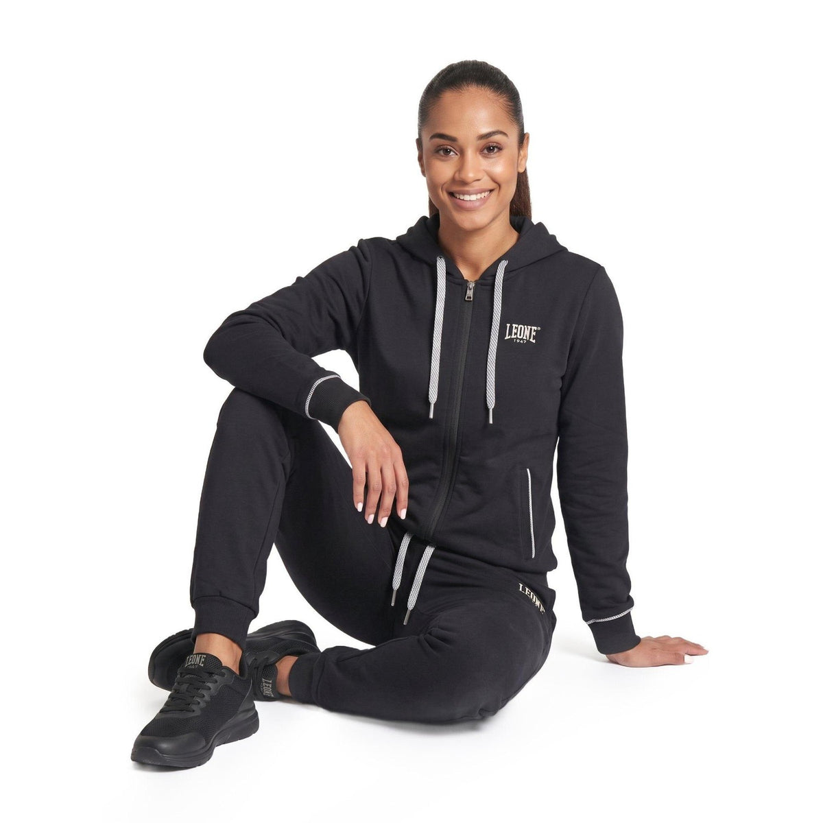 Leone 1947 Tuta Donna Everyday - W7301A13F03A, 09 - BLACK, vista 5
