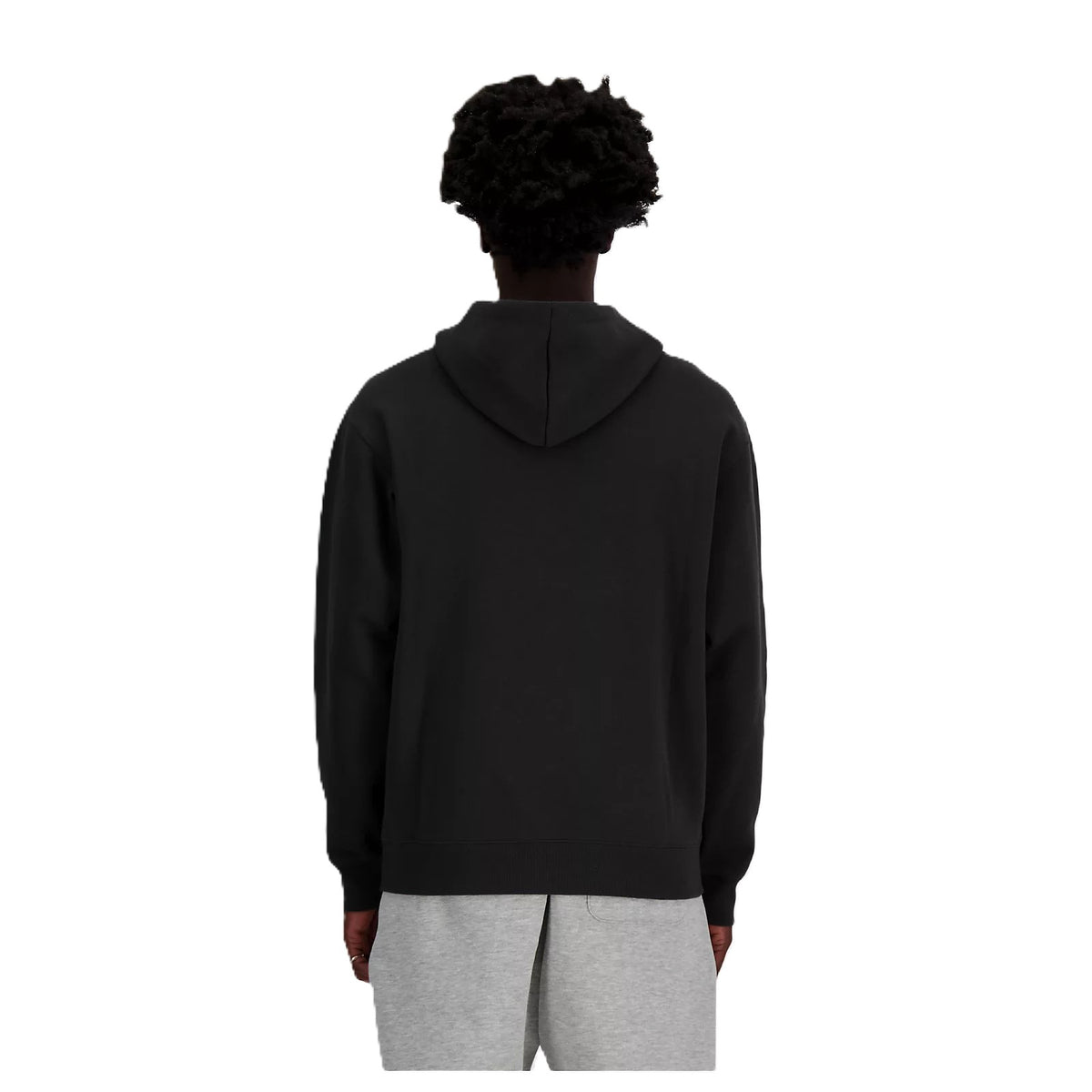 New Balance Logo French Terry Felpa Full Zip - MJ41501BK - Spoorty