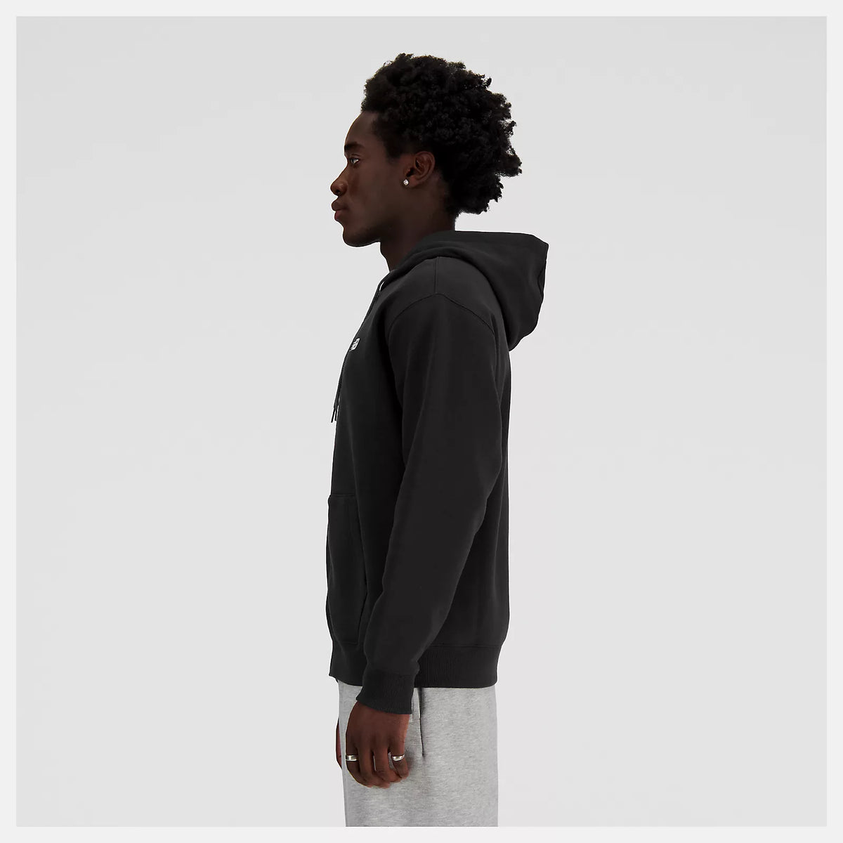 New Balance Felpa Sport Essentials Logo Fleece Full Zip - MJ41502 - Spoorty