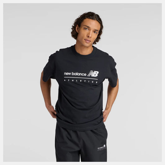 New Balance Linear Graphic T-Shirt Uomo - MT53525