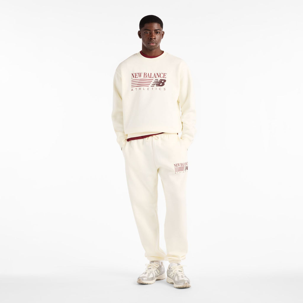 New Balance Felpa Uomo Reimagined Fleece Crew - vista 2