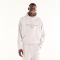 Felpa New Balance Trackside grigia, vista frontale