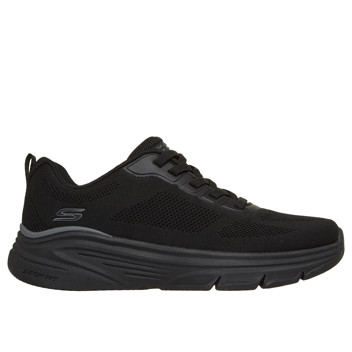 Skechers BOBS Sport Arch Fit Elev8 - 118460, Black, vista laterale