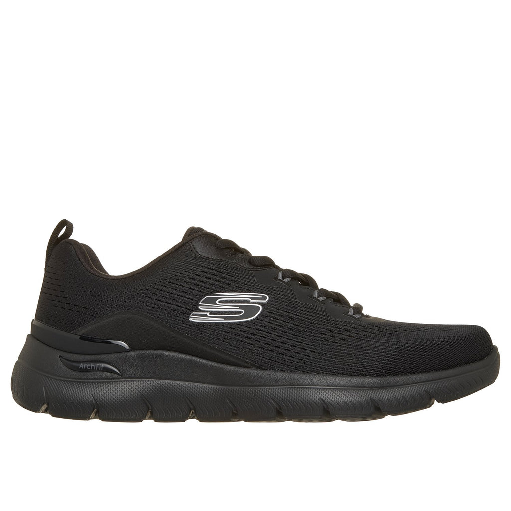 Skechers Arch Fit Summits - Kravel - 233178, Black, vista laterale