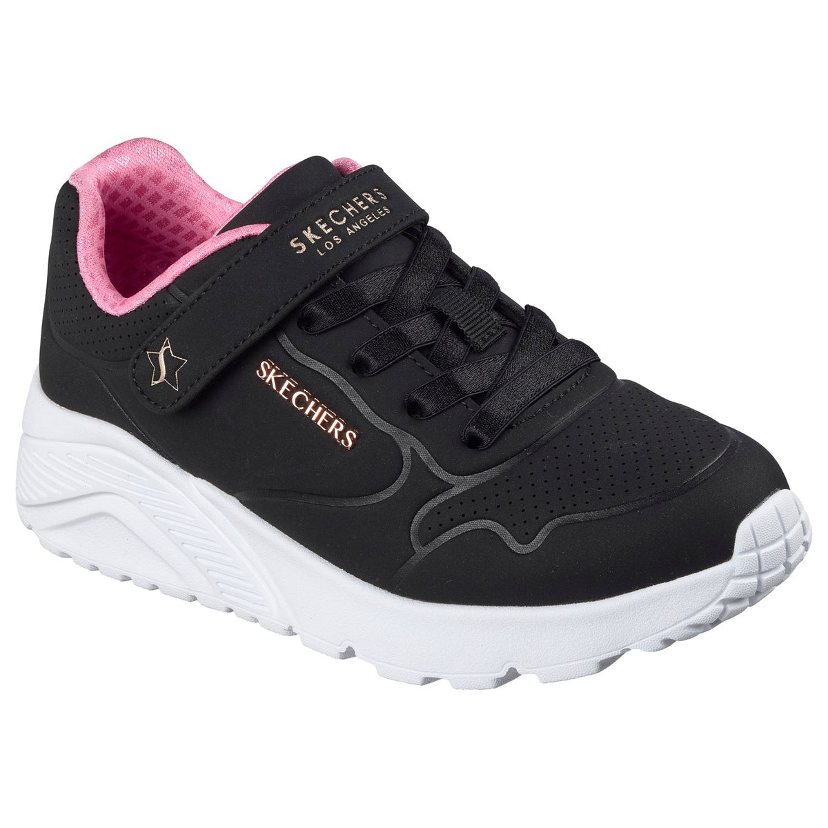 Skechers UNO Lite - Star Icon - 310429L, Black/Rose Gold, vista aggiuntiva