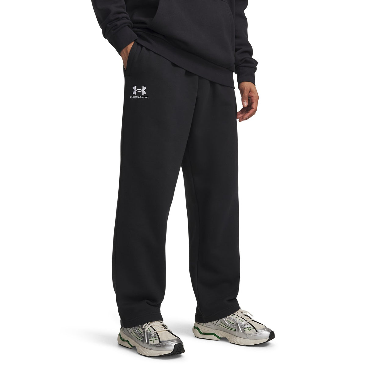 Under Armour Icon Fleece 001 - BLACK vista frontale