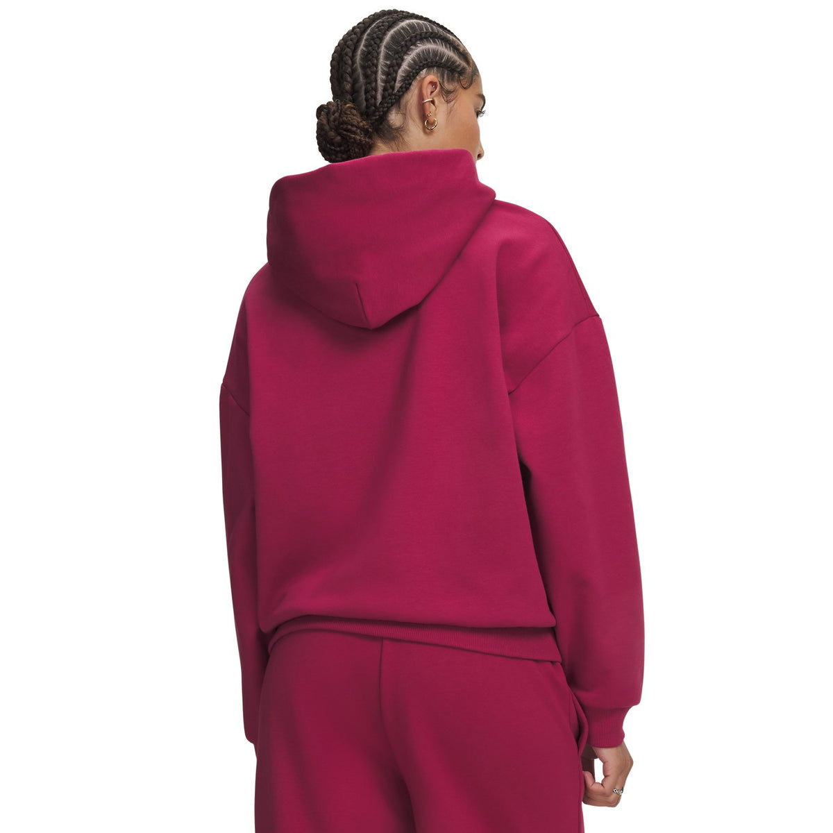 Under Armour Icon Fleece Hoodie 622 - CLARET vista posteriore