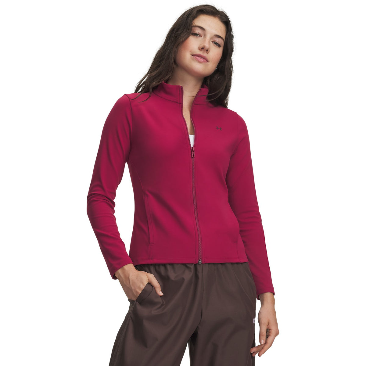 Under Armour Motion Full-Zip 622 - CLARET vista frontale