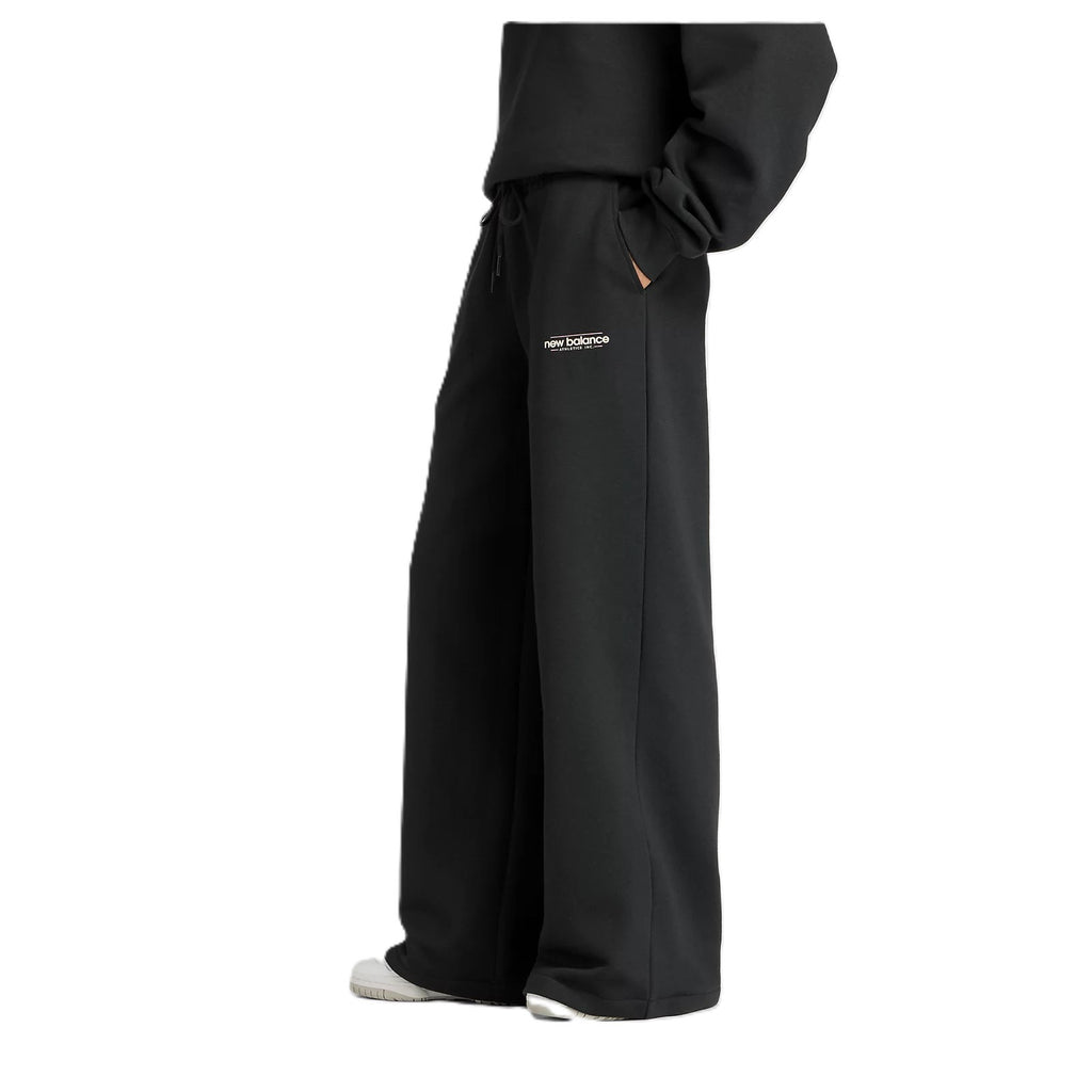 New Balance Pantaloni Donna Reimagined Fleece Wide Leg Pant - WP53903 - Spoorty