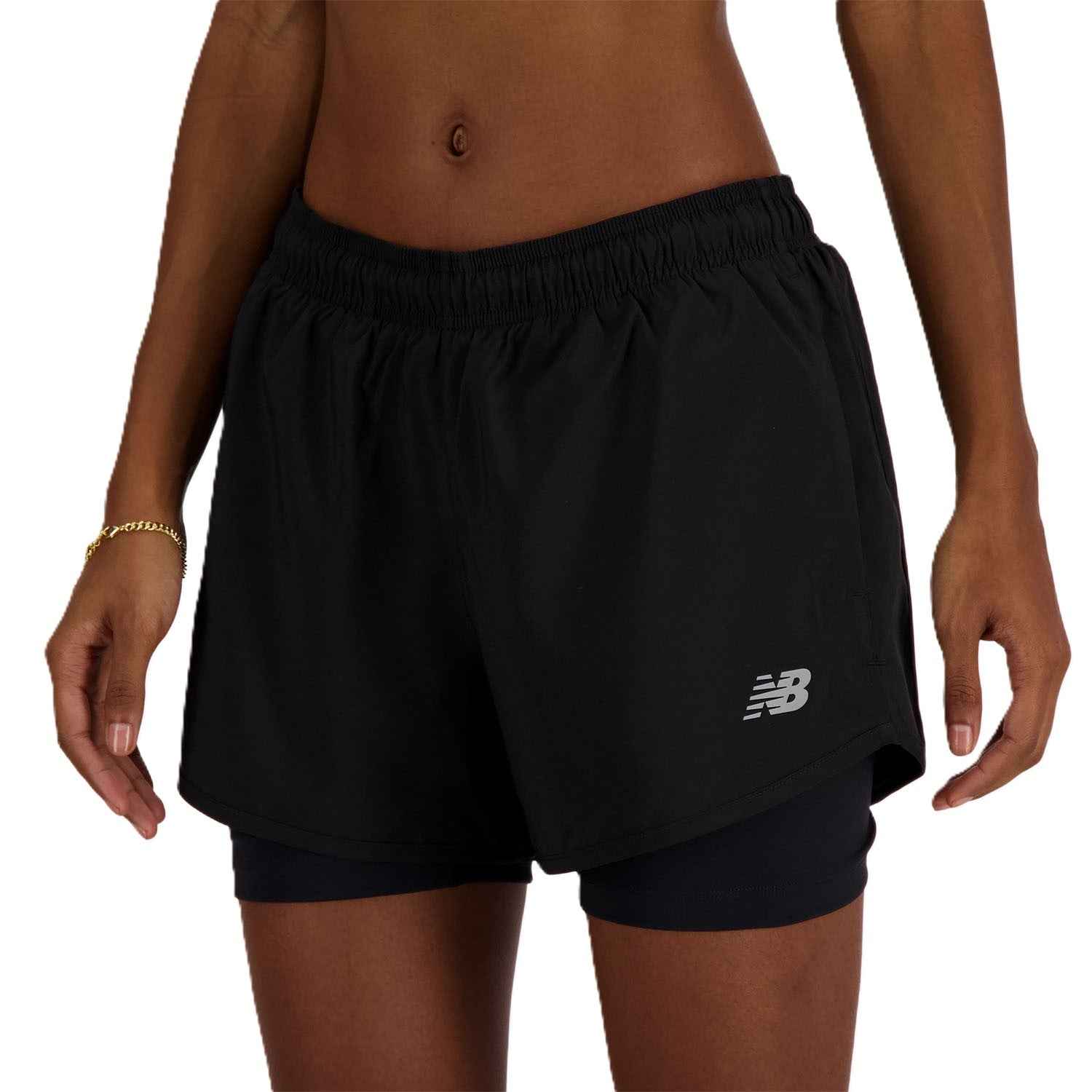 New Balance Essentials 2 in 1 3in Pantaloncini Donna - WS41225 - Spoorty