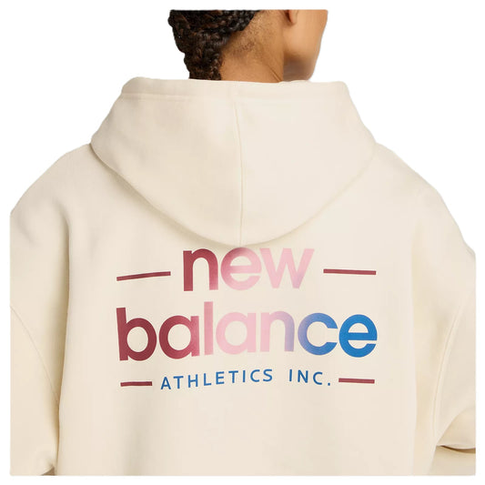New Balance Felpa Donna - Reimagined Fleece Oversized Hoodie - WT53515